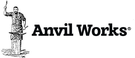 Artist blacksmith Anvil Works' logo