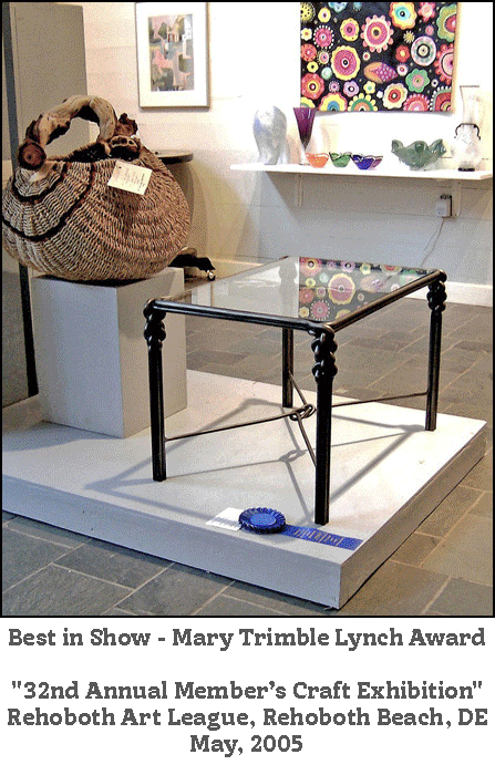 Knotted table by lee badger