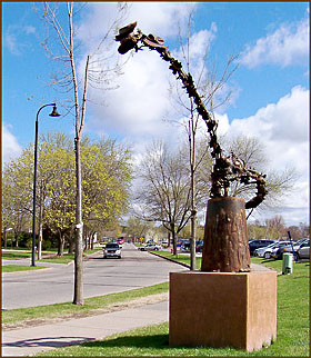 Blacksmith public art sculpture 