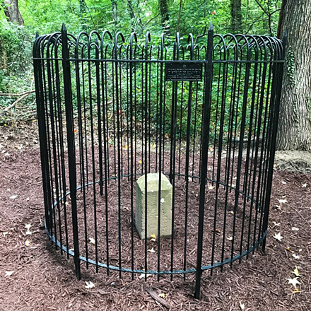 Restoration and Historic Preservation of the Boundary Stone Enclosure - after